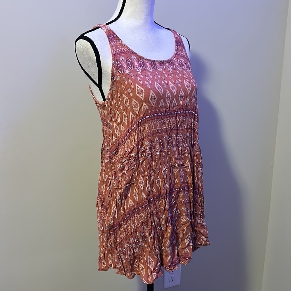 Forever 21 boho large long tank open back